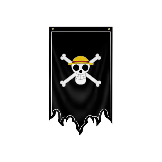 One Piece-vlag - Jolly Roger van Monkey D. Luffy (klassiek)