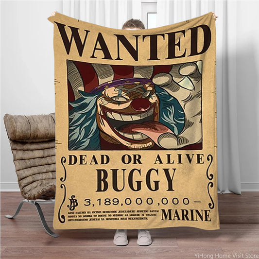 One Piece Wanted-poster - Buggy de Clown (De Clown met Duizend Stukken)