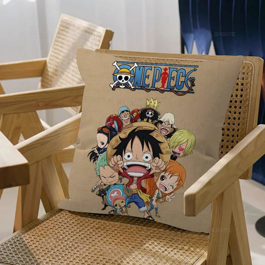 One Piece-kussensloop – Luffy & Tony Tony Chopper
