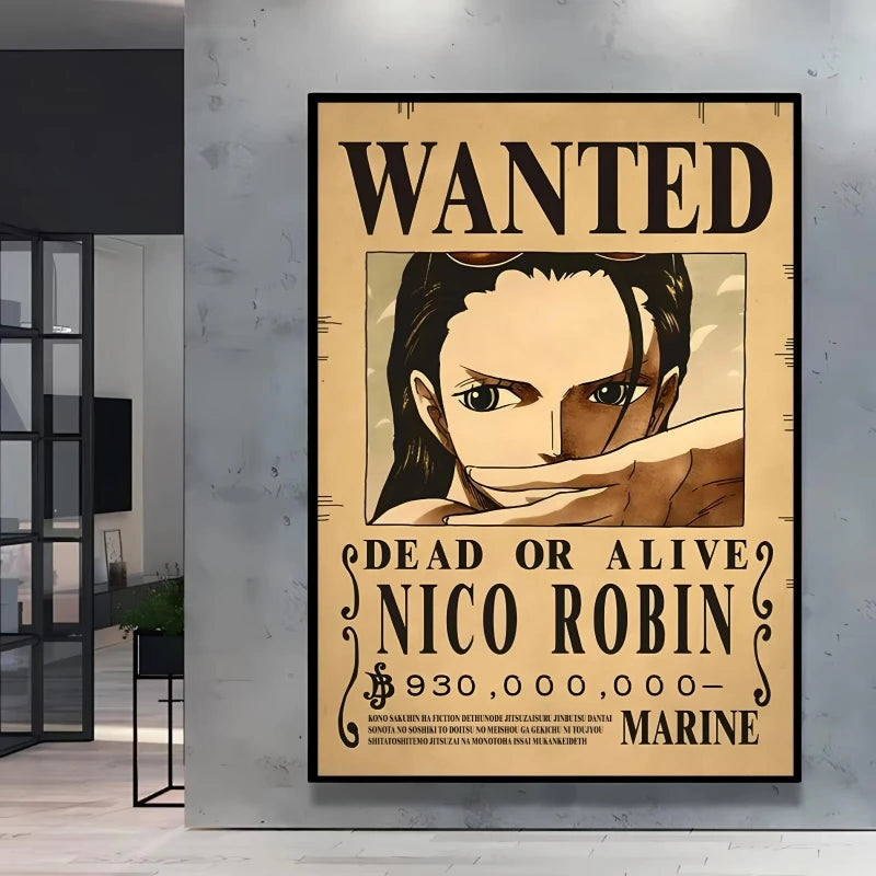 One Piece Wanted-poster - Nico Robin (Duivelskind)
