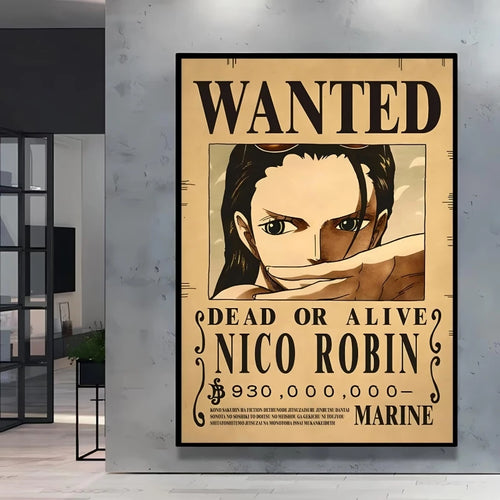 One Piece Wanted-poster - Nico Robin (Duivelskind)