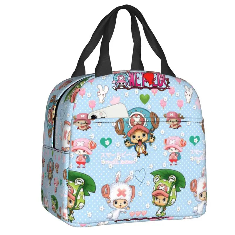 One Piece-koeltas – Tony Tony Chopper in pastelblauw