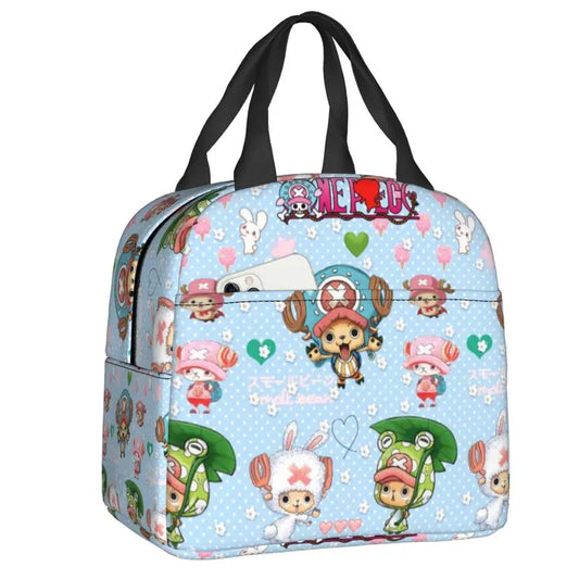 One Piece-koeltas – Tony Tony Chopper in pastelblauw