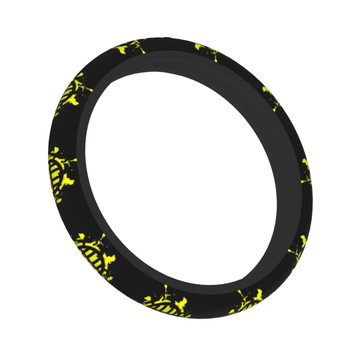 Stuurhoes voor auto One Piece – Fluorgele piratenmotieven