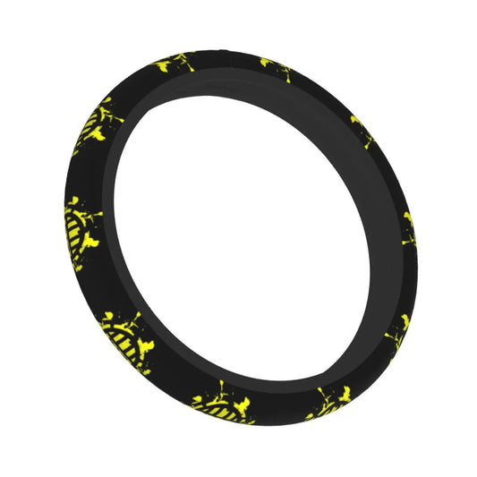 Stuurhoes voor auto One Piece – Fluorgele piratenmotieven