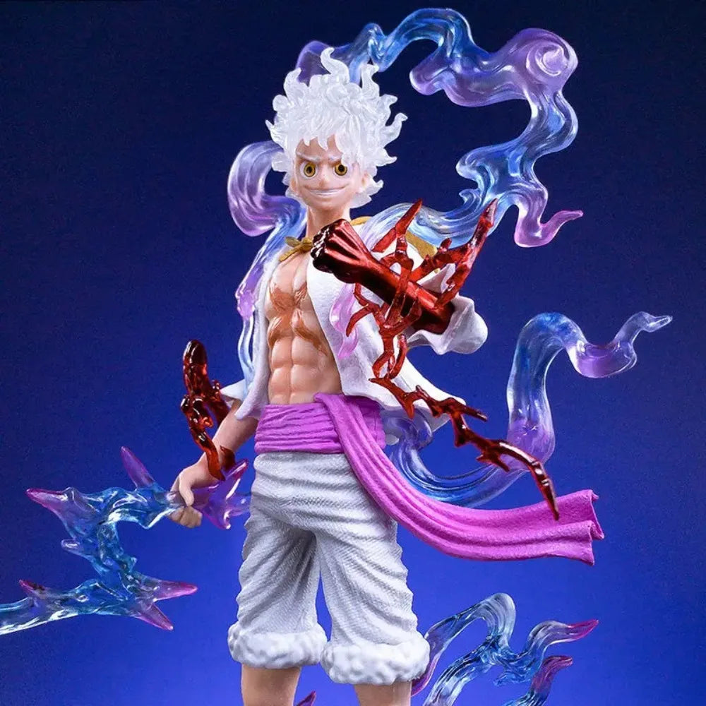 One Piece-figuur - Luffy Gear 5 (bliksem- en transformatie-effecten)