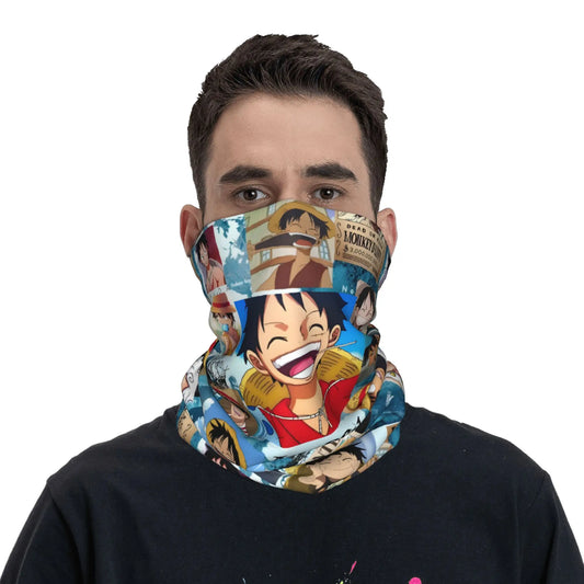 One Piece-bandana - Luffy lichtblauw