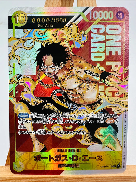One Piece TCG-kaart - Portgas D. Ace (Zeldzame alternatieve art)