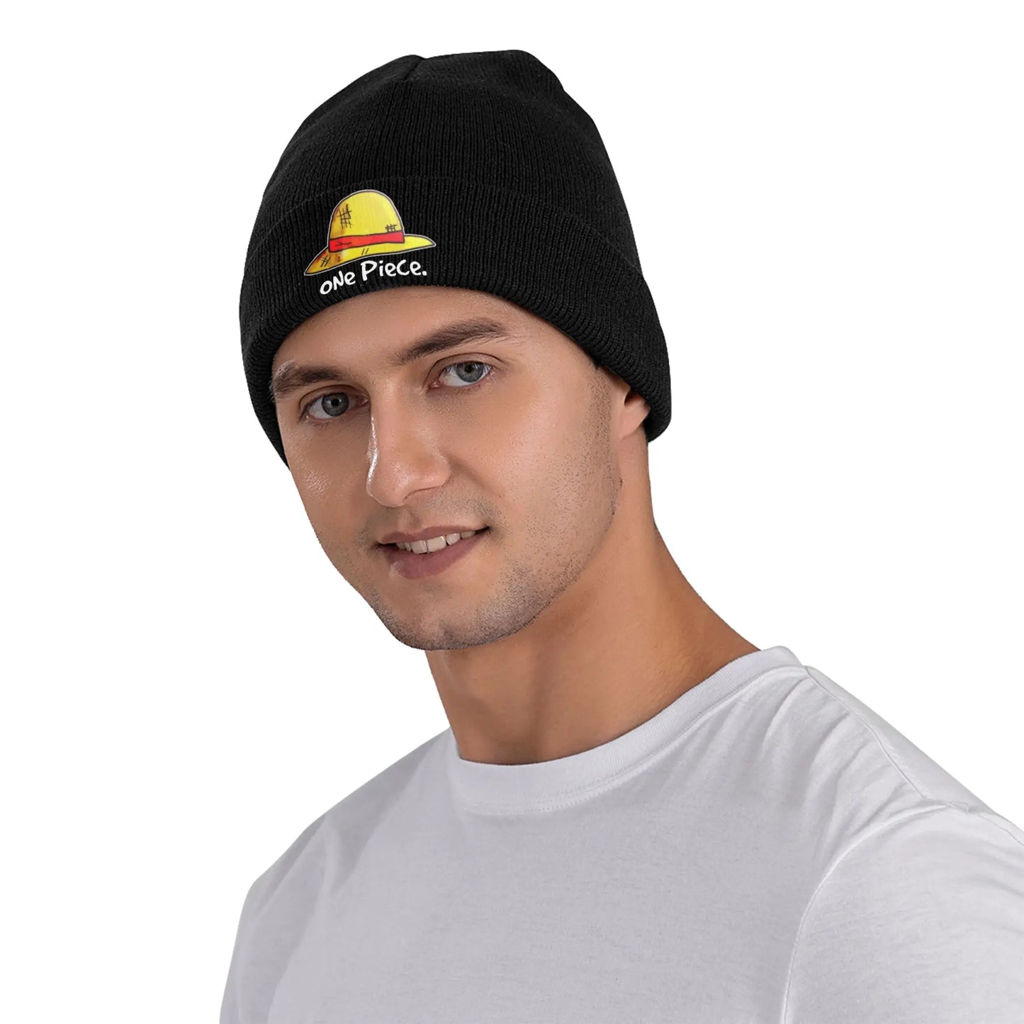 One Piece-muts - omslag geborduurd rood