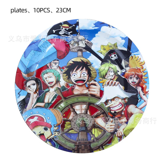 Kartonnen One Piece-bord - Ontwerp van de volledige bemanning (23cm)