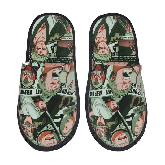 One Piece-pantoffels - ontwerp van de Mugiwarabemanning in Wano-stijl
