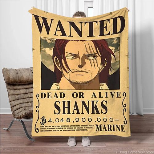 One Piece Wanted-poster - Shanks de Roodharige (De Keizer)