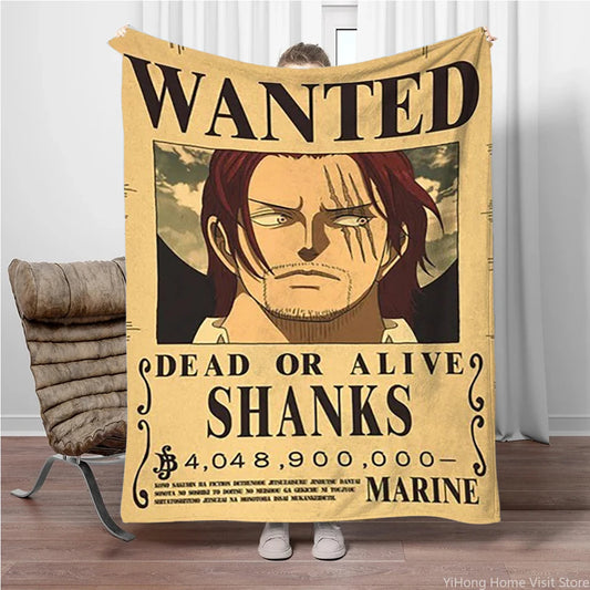 One Piece Wanted-poster - Shanks de Roodharige (De Keizer)