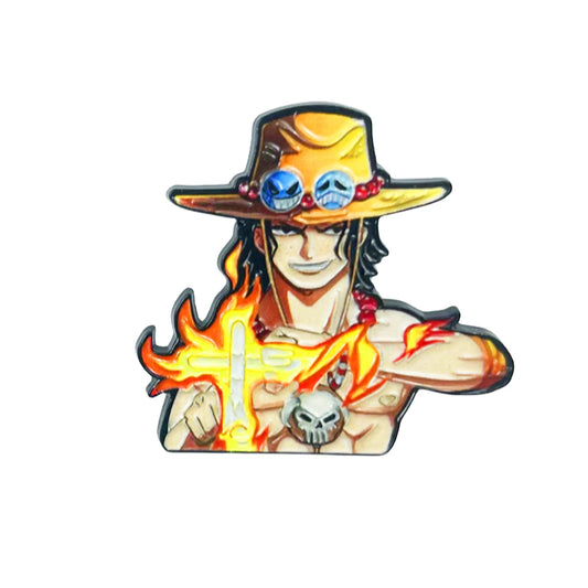 One Piece-pins - Portgas D. Ace Vlammende vuisten Chibi