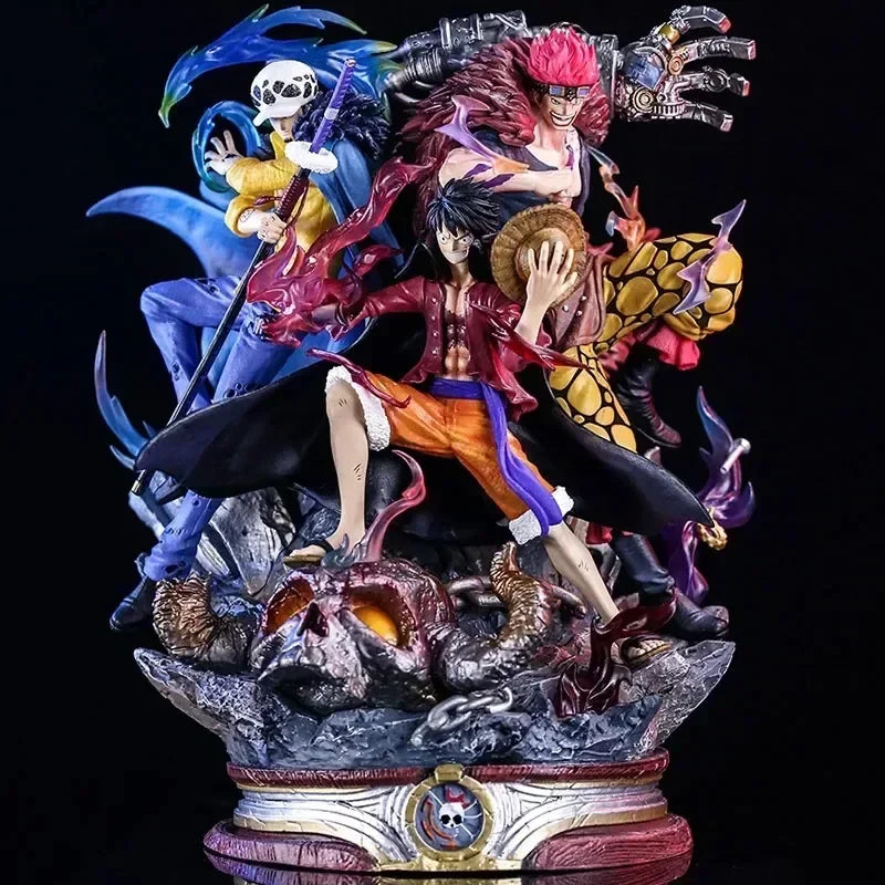 One Piece-figuur - trio van Supernova's (vechtdiorama van 23cm)