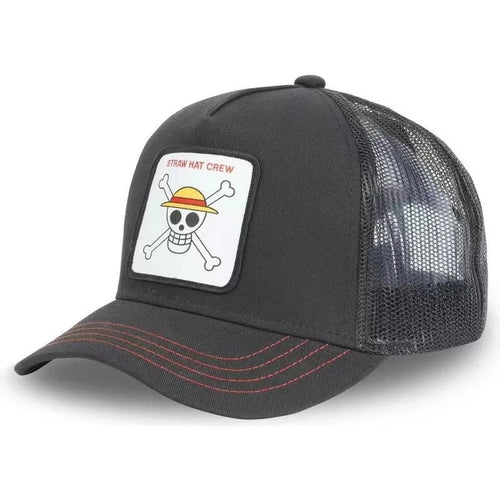 One Piece-truckerpet - Luffy zwart