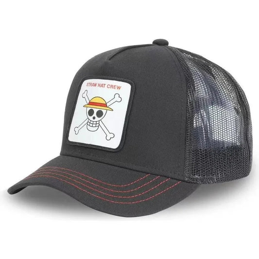 One Piece-truckerpet - Luffy zwart