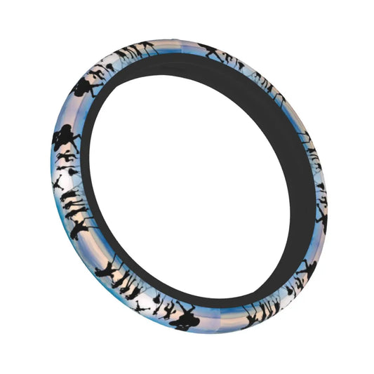 Stuurhoes voor auto One Piece – Blauwgetinte zee-illustraties