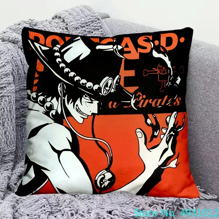 One Piece-kussenhoes - Portgas D. Ace & Sabo (Broers)