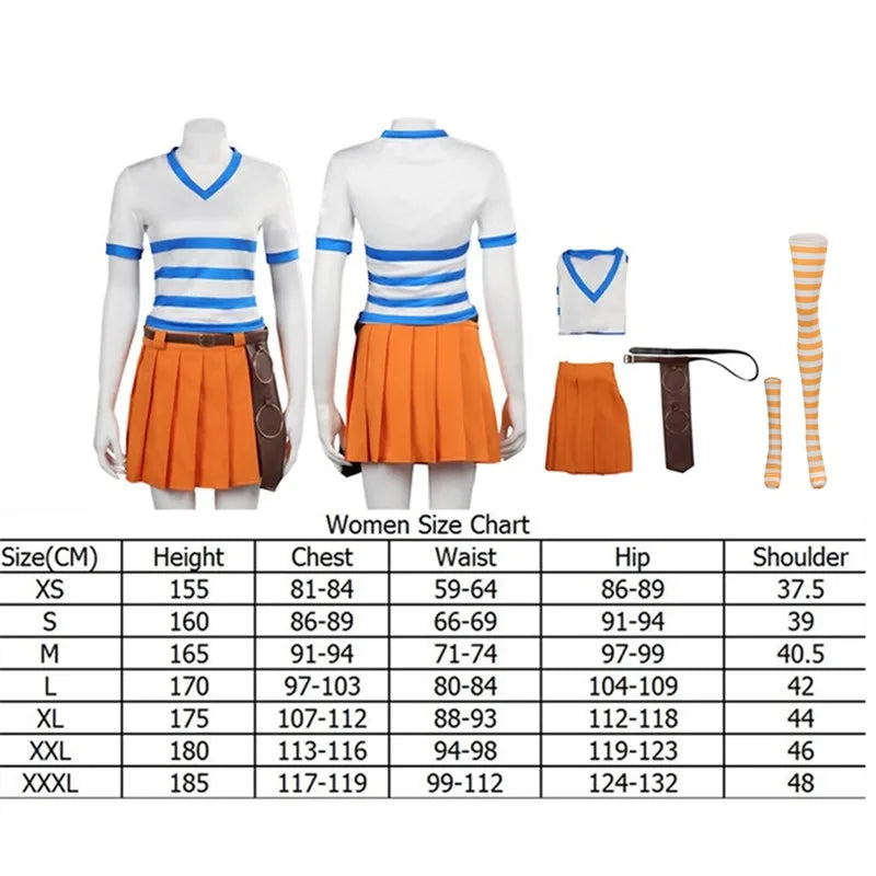 One Piece-cosplaykostuum - Nami-outfit (Whole Cake Island-versie)