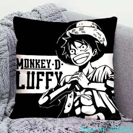 One Piece-kussenhoes - Monkey D. Luffy (schetsstijl)