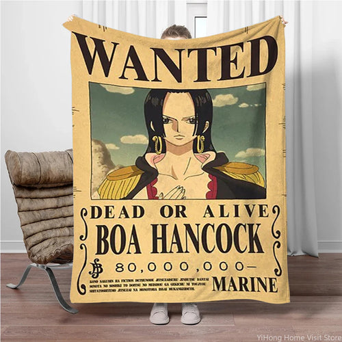One Piece Wanted-deken - Boa Hancock (de Piratenkeizerin)