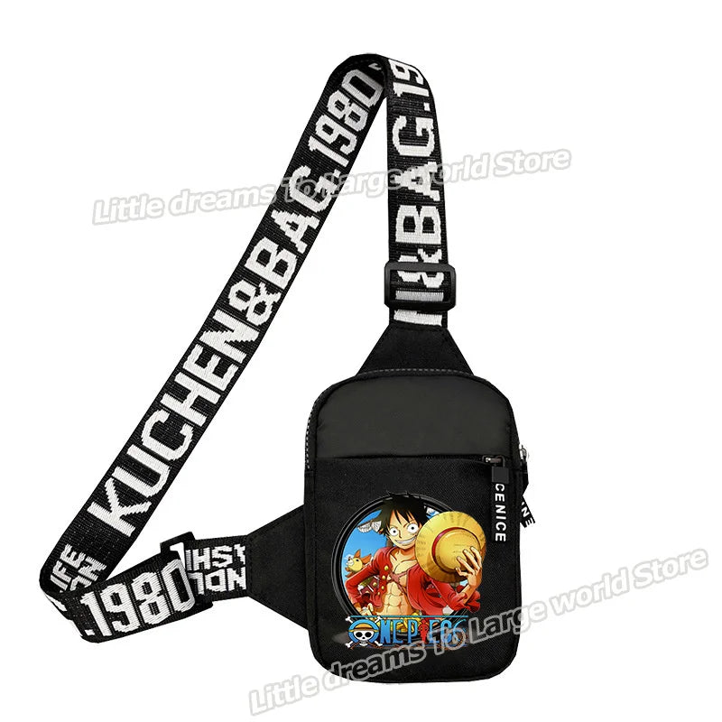 One Piece-schoudertas – Dynamische aanval van Monkey D. Luffy