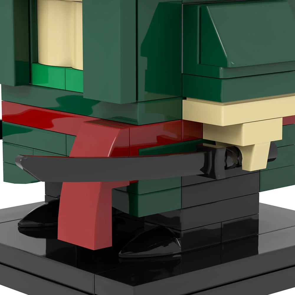 Lego One Piece-figuur - Roronoa Zoro (blokstijl)