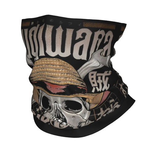 One Piece-colsjaal - Wanted-poster met Skull