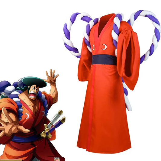 One Piece-cosplaykostuum – outfit van Kozuki Hiyori (prinses van Wano)