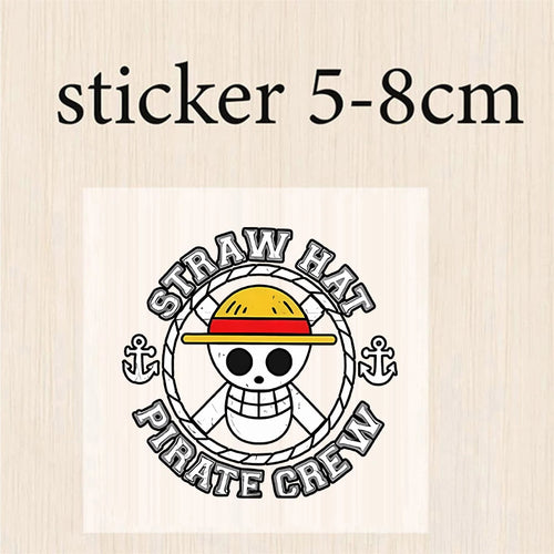 One Piece-sticker – Mugiwara-schedellogo