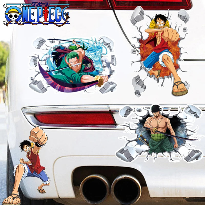 One Piece-autoaccessoire - Luffy-figuur voor ventilatierooster