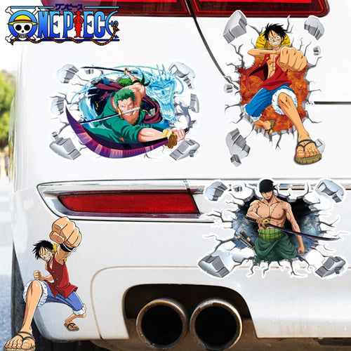 One Piece-autoaccessoire - Luffy-figuur voor ventilatierooster
