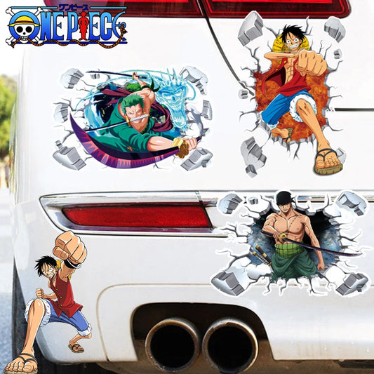 One Piece-autoaccessoire - Luffy-figuur voor ventilatierooster
