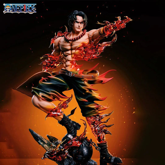 One Piece-beeld - Portgas D. Ace (intense vlammeneffecten)