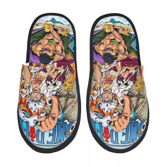 One Piece-pantoffels - ontwerp van Tony Tony Chopper & vrienden