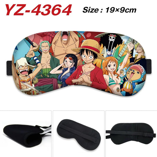 One Piece-slaapmasker - Illustratie van de volledige bemanning