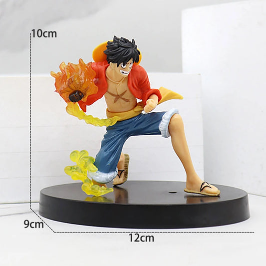 One Piece-figuurtje - Monkey D. Luffy Red Hawk (vlameneffecten)