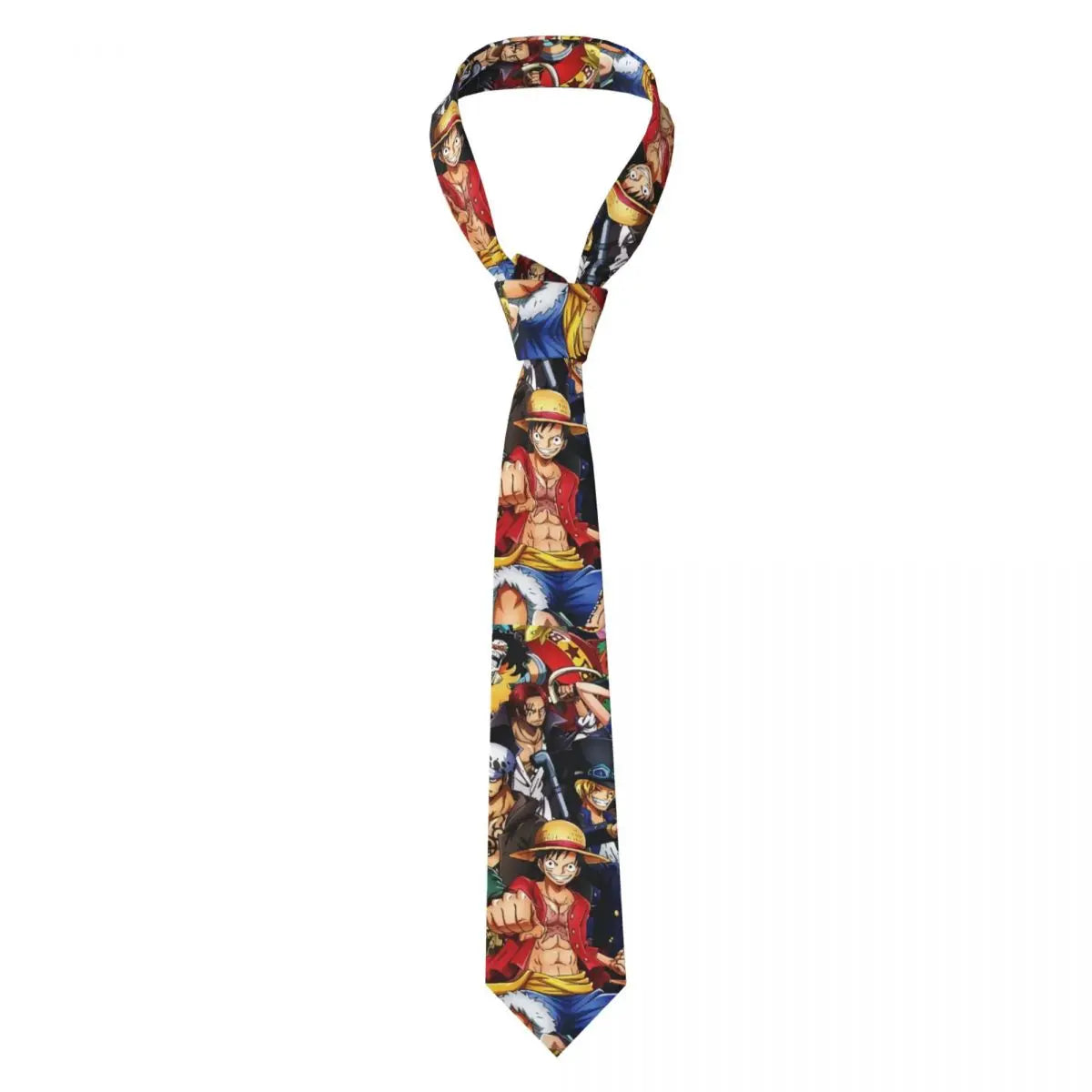One Piece-stropdas – Piratencollage in Kleur