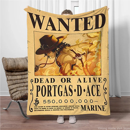 One Piece Wanted-poster - Portgas D. Ace (Vuurvuist)