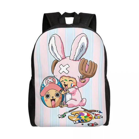 Tony Tony Chopper One Piece-rugzak – kawaii-konijnenillustratie