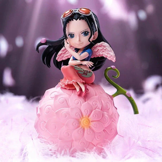 One Piece-figuur - Nico Robin in bloemrijke pose op Duivelsfruit