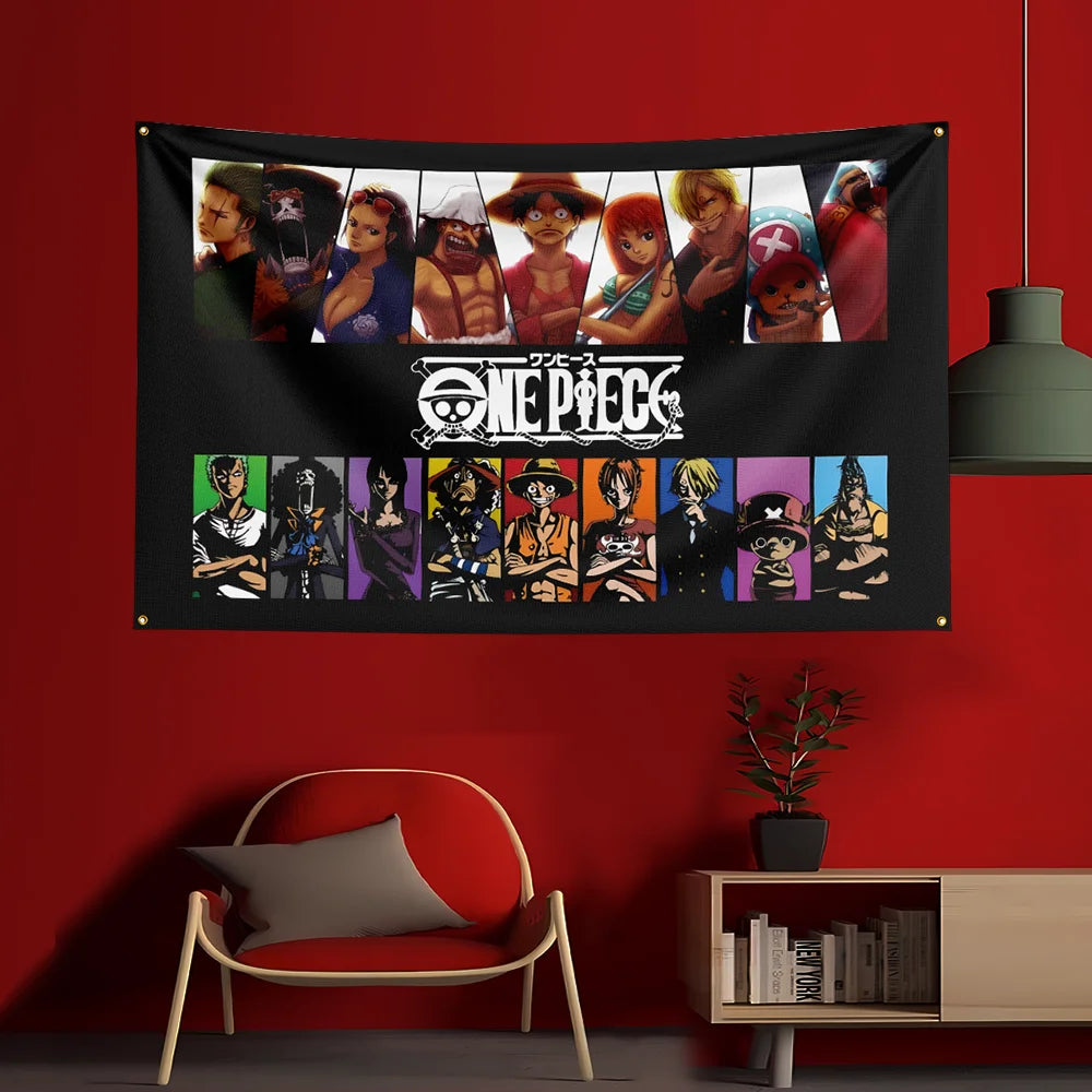 One Piece-tapijt - volledige Strohoedenbemanning