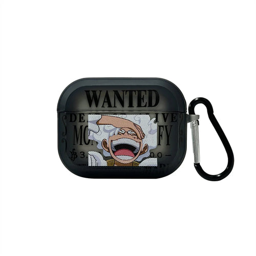 AirPods-hoesje One Piece – Wanted-mangaposter
