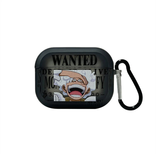 AirPods-hoesje One Piece – Wanted-mangaposter