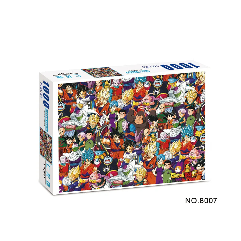 One Piece-puzzel van 1000 stukjes - Illustratie van de bemanning in de Nieuwe Wereld