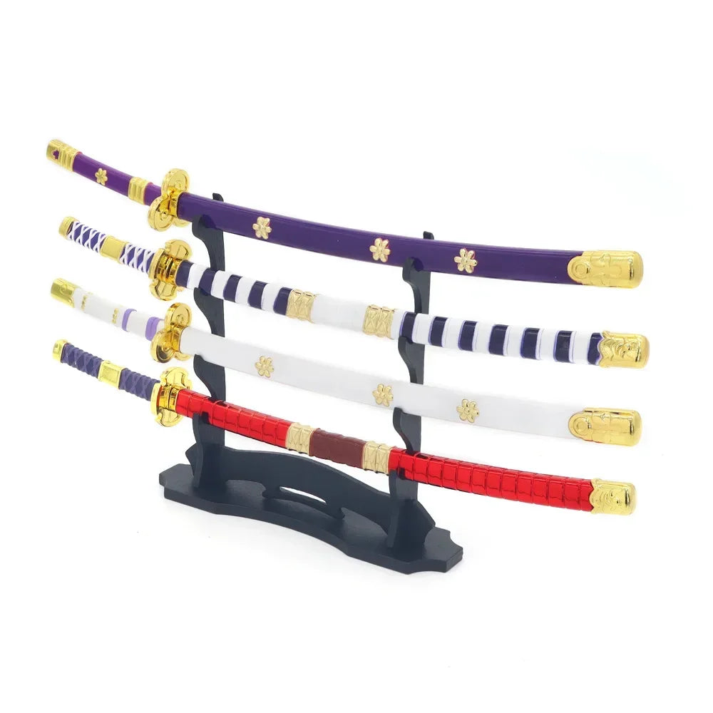 One Piece-zwaard - Set van 4 katana’s van Roronoa Zoro (Wapenverzameling)