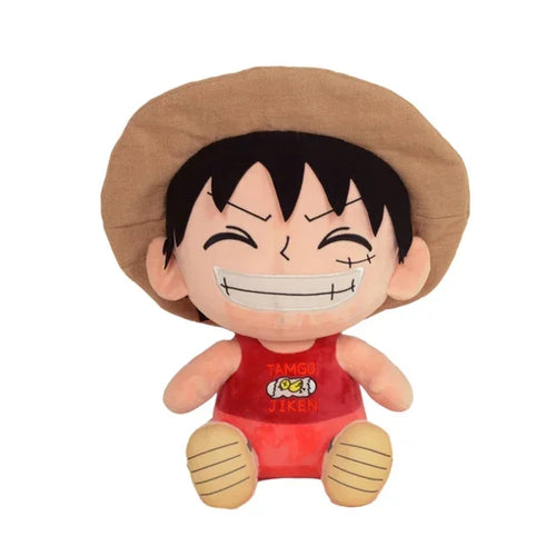 One Piece-knuffel - Monkey D. Luffy chibi (ultrazacht formaat van 20cm)