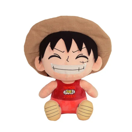 One Piece-knuffel - Monkey D. Luffy chibi (ultrazacht formaat van 20cm)