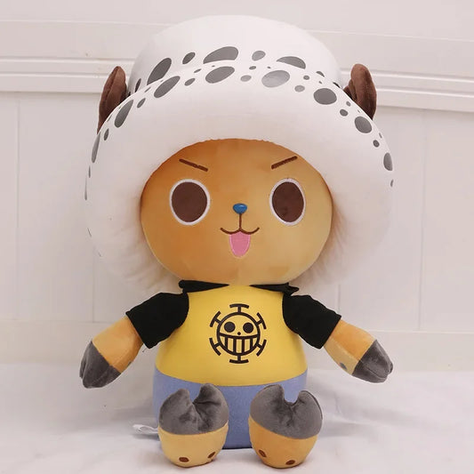 Trafalgar Law-knuffel – Chibi-versie met witte hoed